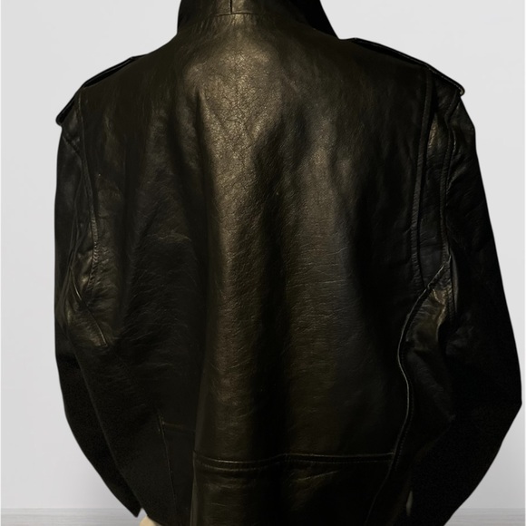 Xelement Black Classic Insulated Leather Motorcycle Biker Jacket Men Large Moto - Picture 14 of 16